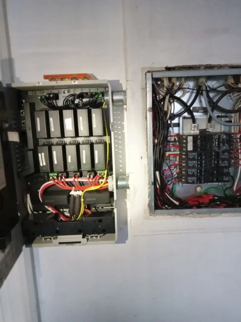Electrical panel upgrade completed for Indoor Lighting Installation in Northchase